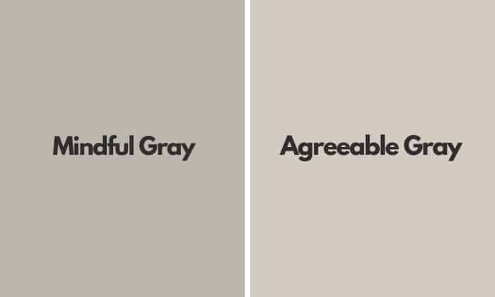 Mindful Gray vs Agreeable Gray
