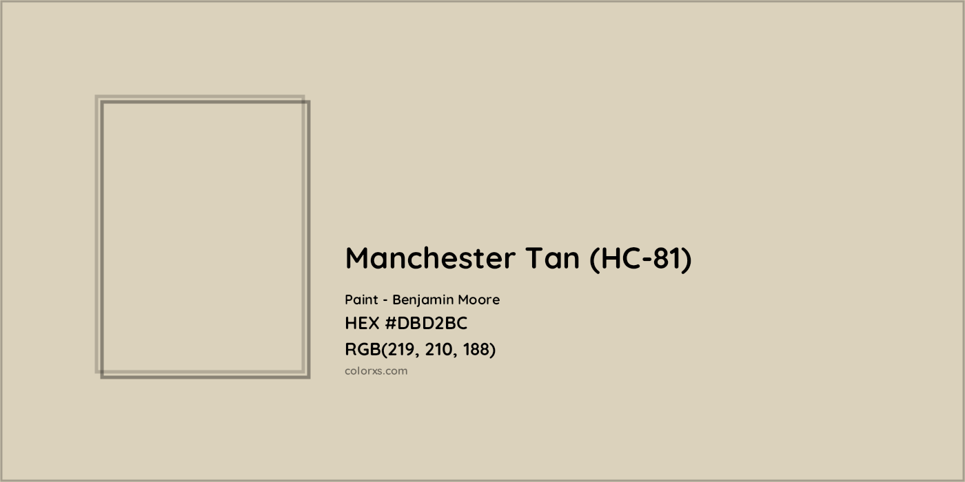 Review About Benjamin Moore Manchester Tan (HC-81) Color
