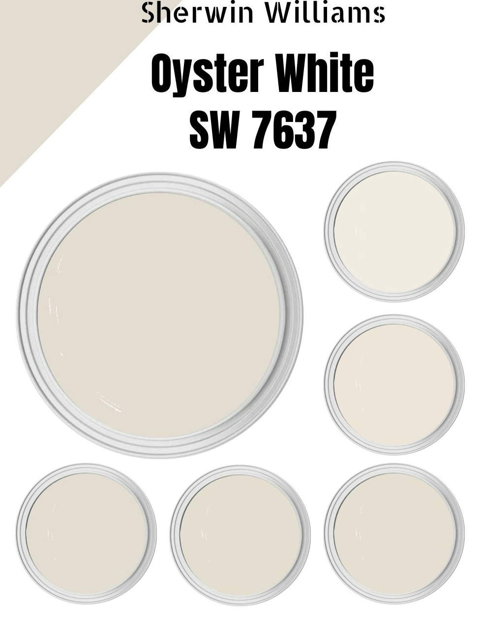 Sherwin-Williams Oyster White Color Palette