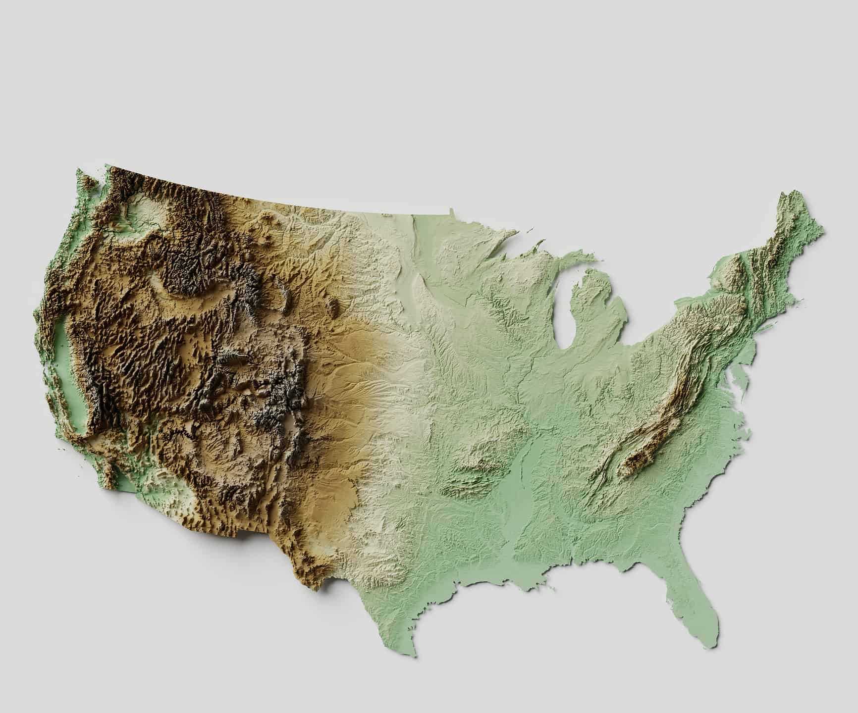 The Size of The United States in Acres